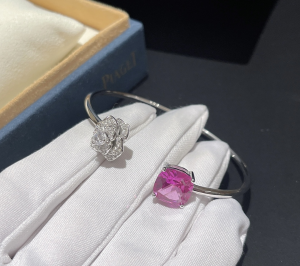 Essenceofluxury Womens Jewelry Piaget Rose Open Bangle Bracelet A173PP380 AA194090