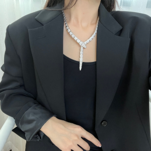 Essenceofluxury Womens Jewelry Bvlgari Serpenti Viper Diamonds Necklaces A62PP580 AA194264