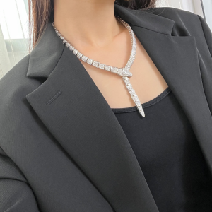 Essenceofluxury Womens Jewelry Bvlgari Serpenti Viper Diamonds Necklaces A62PP580 AA194264
