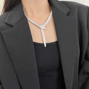 Essenceofluxury Womens Jewelry Bvlgari Serpenti Viper Diamonds Necklaces A62PP580 AA194264