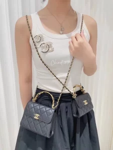 Essenceofluxury Womens Jewelry Chanel Chain Heart Necklace A39PP280 AA194247