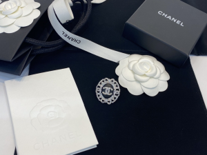 Essenceofluxury Womens Jewelry Chanel Crystals CC Logo Brooch A39PP180 AA194237