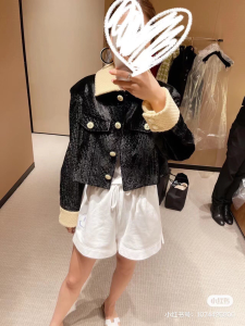 Essenceofluxury Womens Clothing Chanel 2022 Black Velvet Jacket Coat SML A198PP1080 AA194514