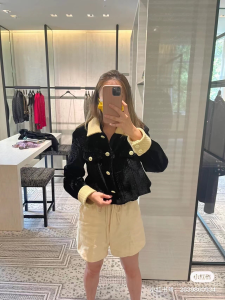 Essenceofluxury Womens Clothing Chanel 2022 Black Velvet Jacket Coat SML A198PP1080 AA194514