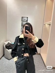 Essenceofluxury Womens Clothing Chanel 2022 Black Velvet Jacket Coat SML A198PP1080 AA194514