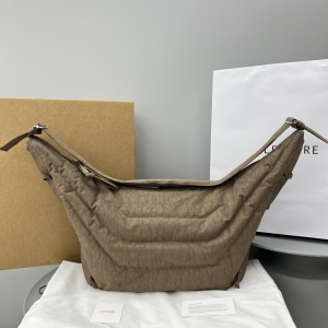 Lemaire Padded Shoulder Bag Gray Cotton Lemaire Padded Shoulder Bag Gray Cotton