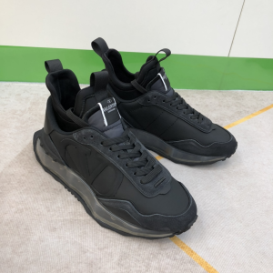 Essenceofluxury Mens Shoes Valentino Vlogo Black Leather Sneakers 38 To 44 A151PP680 AA194938