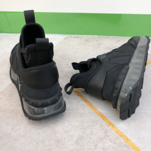 Essenceofluxury Mens Shoes Valentino Vlogo Black Leather Sneakers 38 To 44 A151PP680 AA194938