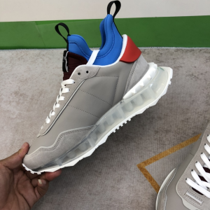 Essenceofluxury Mens Shoes Valentino Vlogo Gray Leather Sneakers 38 To 44 A151PP680 AA194937