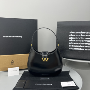 Alexander Wang W Legacy Large Hobo Shoulder Bag Black Patent Leather Alexander Wang W Legacy Large Hobo Shoulder Bag Black Patent Leather