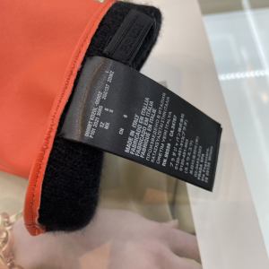 Essenceofluxury Womens Glove Prada Nappa Leather Glove with Pouch Red A123PP280 AA195188