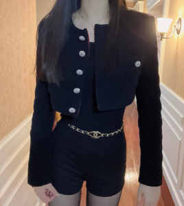 Essenceofluxury Womens Belts Chanel CC Chain and Leather Belts A152PP280 AA196018