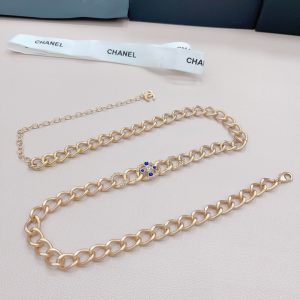 Essenceofluxury Womens Belts Chanel Gold Chain Belt A175PP240 AA196066