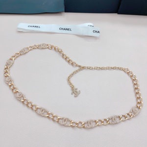Chanel Multi Crystals CC Logo Chain Belt 