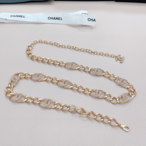 Essenceofluxury Womens Belts Chanel Multi Crystals CC Logo Chain Belt A175PP240 AA196064