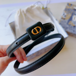 Dior Bobby Belt Black Smooth Calfskin 15MM 