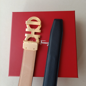 Essenceofluxury Womens Belts Ferragamo Leather Belt in Black 34MM A175PP240 AA196074