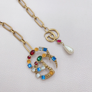 Essenceofluxury Womens Belts Gucci Double G Gold Chain Belt A175PP240 AA196068