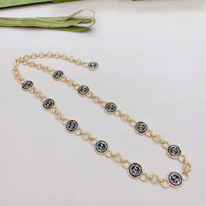 Essenceofluxury Womens Belts Gucci Interlocking G Gold Chain Belt A175PP240 AA196069