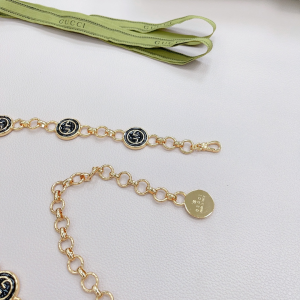 Essenceofluxury Womens Belts Gucci Interlocking G Gold Chain Belt A175PP240 AA196069