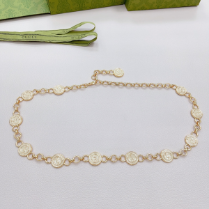 Gucci Interlocking G Gold Chain Belt 
