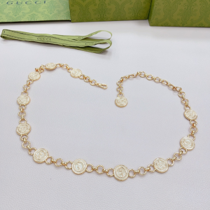 Essenceofluxury Womens Belts Gucci Interlocking G Gold Chain Belt A175PP240 AA196070