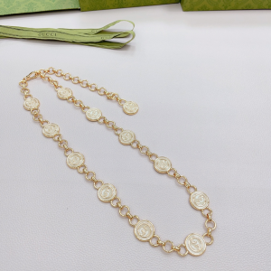 Essenceofluxury Womens Belts Gucci Interlocking G Gold Chain Belt A175PP240 AA196070