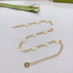 Essenceofluxury Womens Belts Gucci Interlocking G Gold Chain Belt A175PP240 AA196070