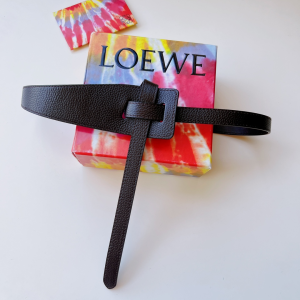 Loewe Leather Knot Belt Black 40MM 