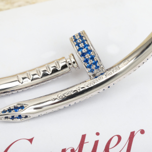 Essenceofluxury Womens Jewelry Cartier Juste un Clou Bracelet in Blue A152PP480 AA196013