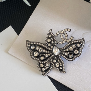 Essenceofluxury Womens Jewelry Chanel CC Butterfly Brooch A152PP180 AA196016