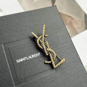 Essenceofluxury Womens Jewelry Saint Laurent YSL Opyum Brooch A62PP180 AA196217