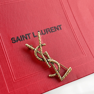 Essenceofluxury Womens Jewelry Saint Laurent YSL Opyum Brooch A62PP180 AA196217