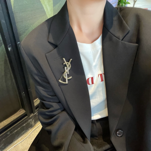 Essenceofluxury Womens Jewelry Saint Laurent YSL Opyum Brooch A62PP180 AA196218