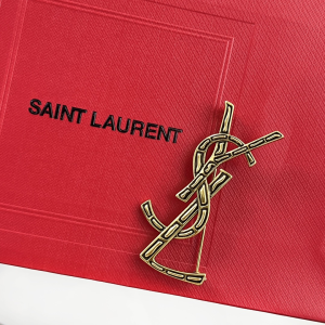 Essenceofluxury Womens Jewelry Saint Laurent YSL Opyum Brooch A62PP180 AA196218