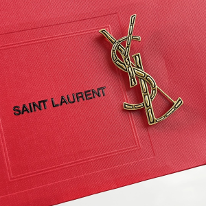 Essenceofluxury Womens Jewelry Saint Laurent YSL Opyum Brooch A62PP180 AA196218