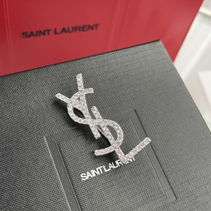 Essenceofluxury Womens Jewelry Saint Laurent YSL Opyum Brooch A62PP180 AA196219