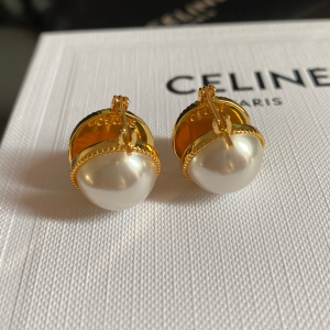 Essenceofluxury Womens Jewelry Celine Pearl Earrings A173PP180 AA196569