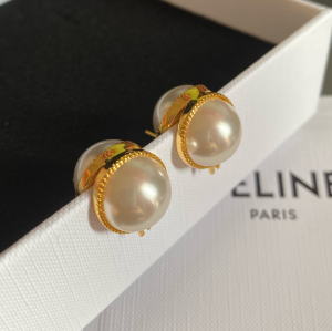 Essenceofluxury Womens Jewelry Celine Pearl Earrings A173PP180 AA196569