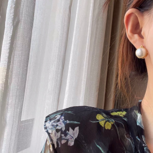 Essenceofluxury Womens Jewelry Celine Pearl Earrings A173PP180 AA196569