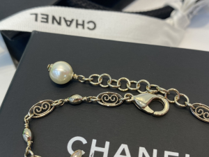 Essenceofluxury Womens Jewelry Chanel CC Logo Flowers Pendant Necklace A39PP280 AA196714