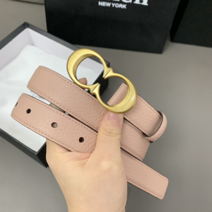 Coach Leather Belt Pink 25MM 