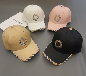 Essenceofluxury Womens Hats Burberry Black Cotton Baseball Cap Hat in Black A190PP180 AA197073