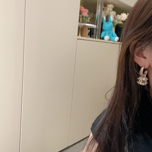 Essenceofluxury Womens Jewelry Chanel CC Logo Lock Earrings Gold A173PP180 AA197000