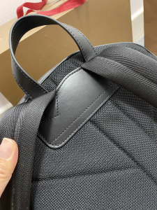 Essenceofluxury Mens Handbags Burberry Check Backpack in Black 42x14x30CM A196PP980 AA197897