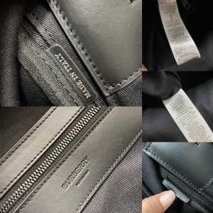 Essenceofluxury Mens Handbags Burberry Check Backpack in Black 42x14x30CM A196PP980 AA197897