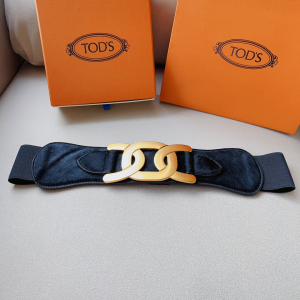 Tods Kate Belt Black 75MM 