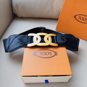 Essenceofluxury Womens Belts Tods Kate Belt in Black 75MM A175PP340 AA198454