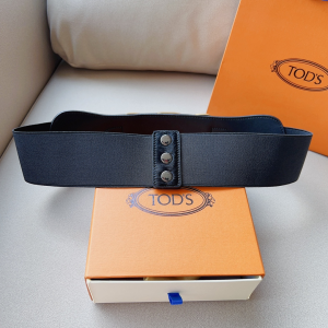 Essenceofluxury Womens Belts Tods Kate Belt in Black 75MM A175PP340 AA198454