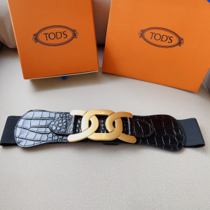 Tods Kate Belt Black 75MM 